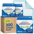 Disposable Chucks Pads 17x24 300 Pack - Economical Waterproof