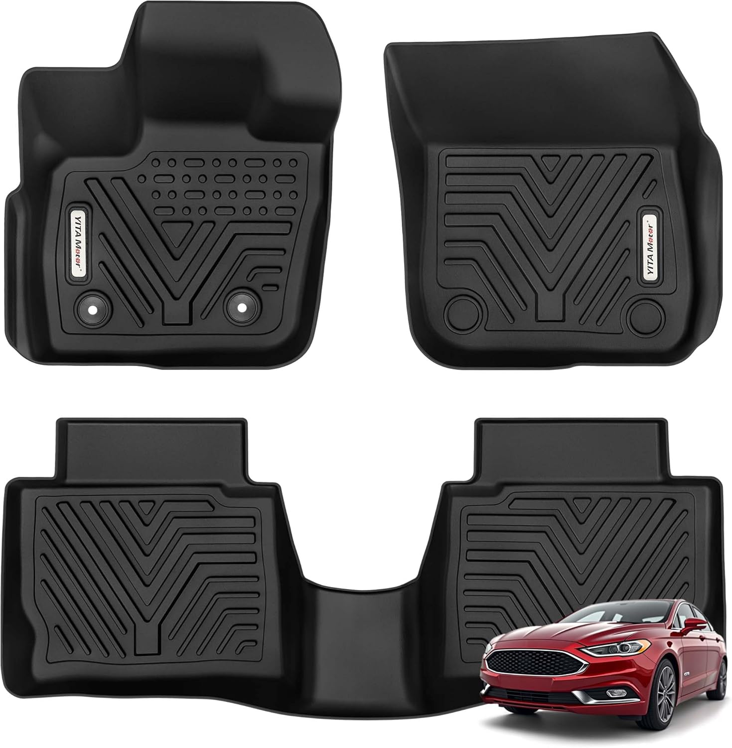 Custom Fit Floor Mats for 2017-2020 Ford Fusion & Lincoln MKZ