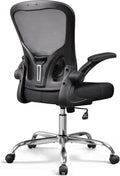 Ergonomic Office Chair with Flip-up Armrests - Breathable Mesh Comfort