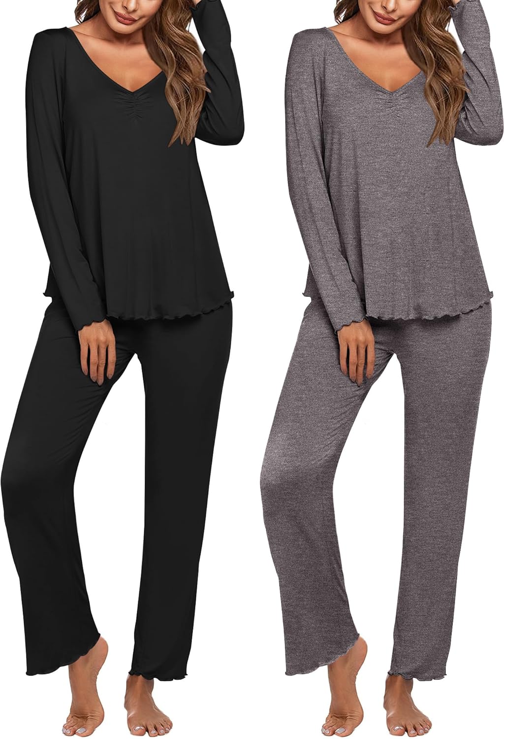 Ekouaer Womens 2 Pack Pajama Set for Ultimate Comfort and Style