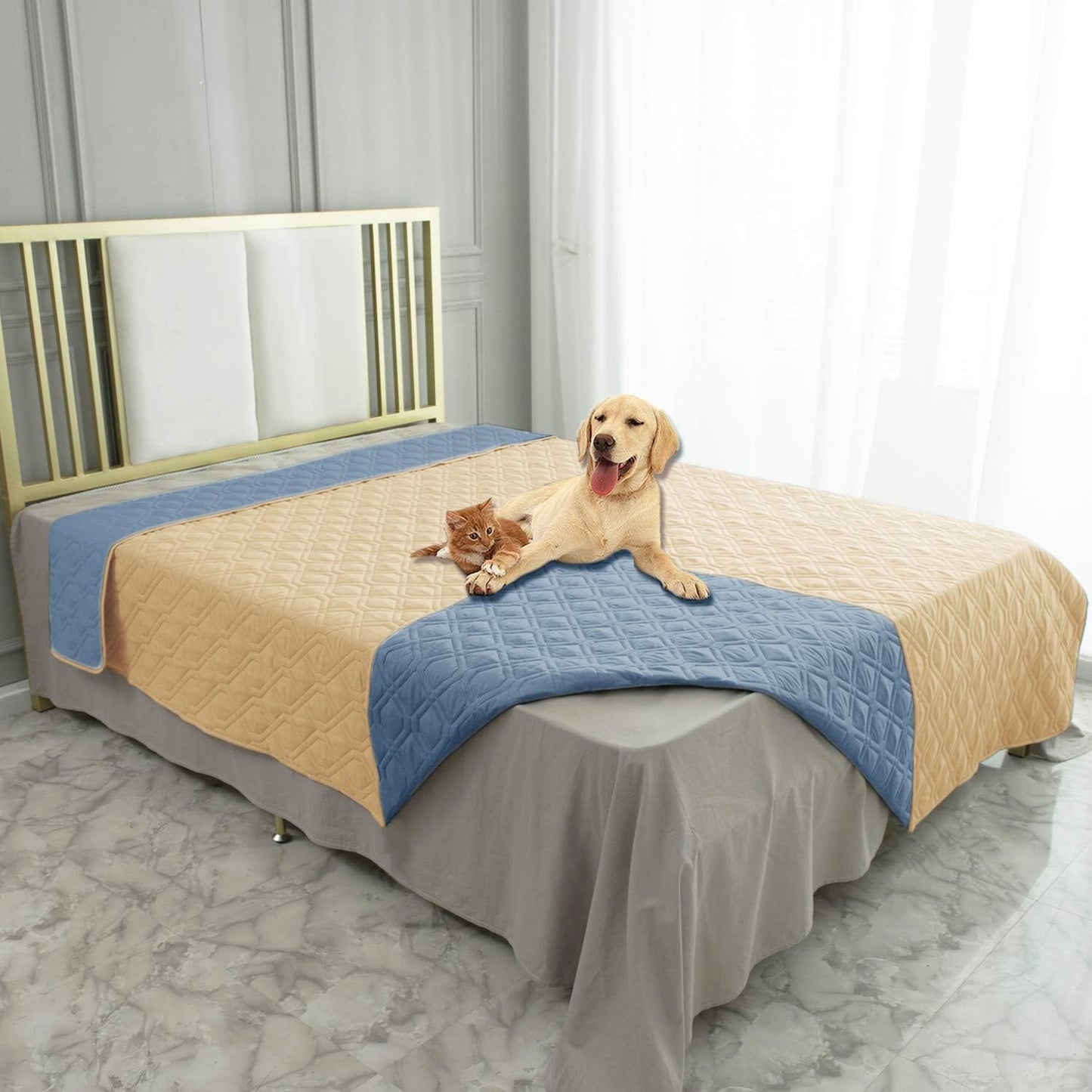 Ameritex Waterproof Dog Bed Cover for Furniture and Couch