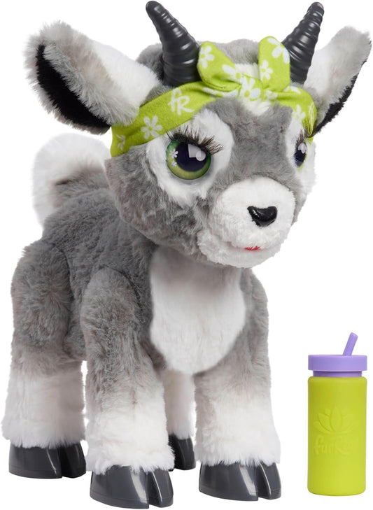 Interactive Yoga Goat Toy for Kids, Realistic 11-inch Plush