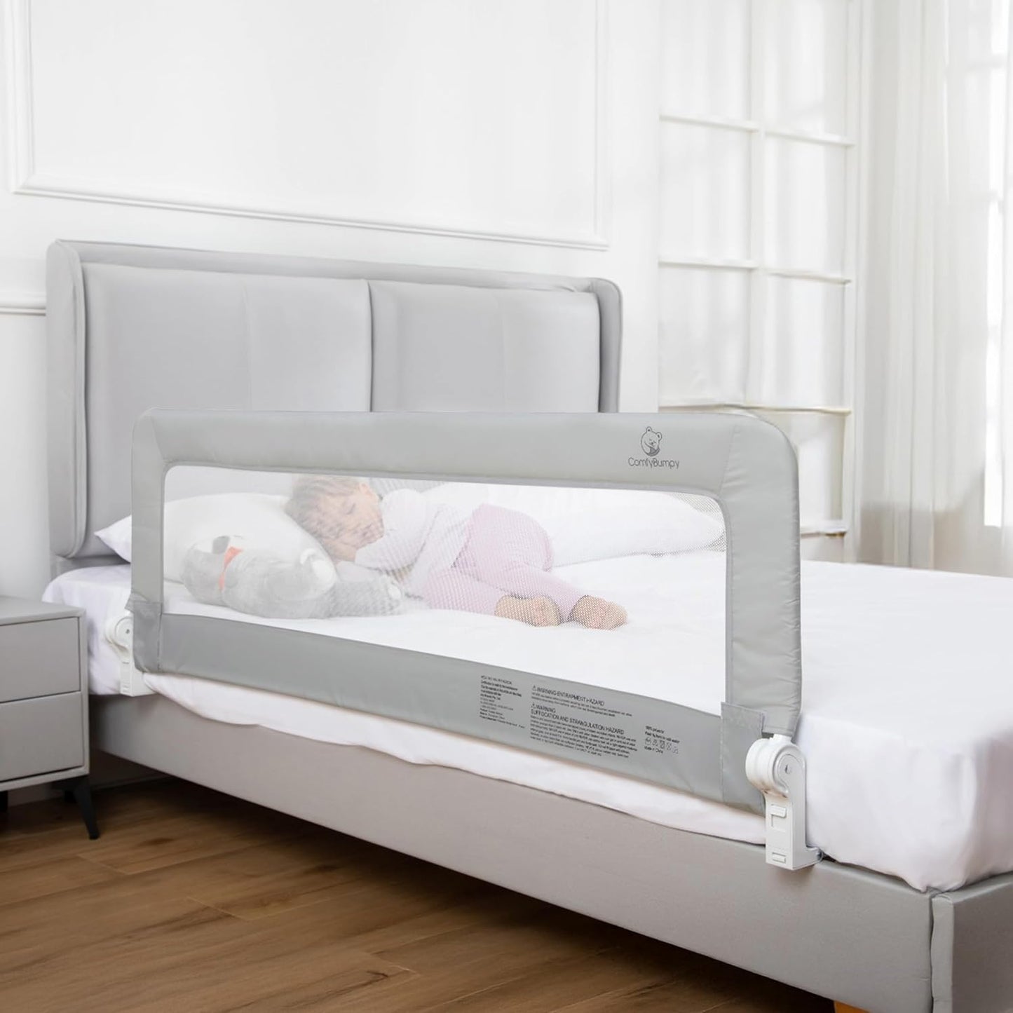 ComfyBumpy Bed Rail for Toddlers - Safe Sleep Solution