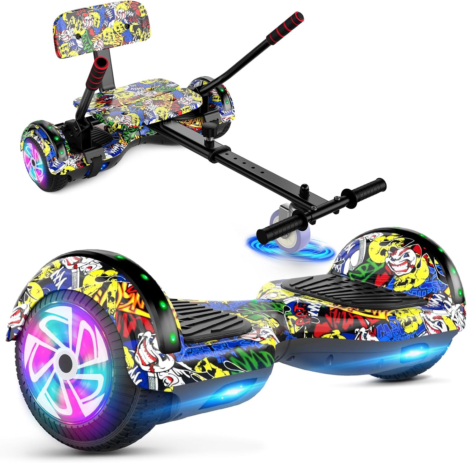 CBD Scooter with Colorful LED Lights for All Ages Fun