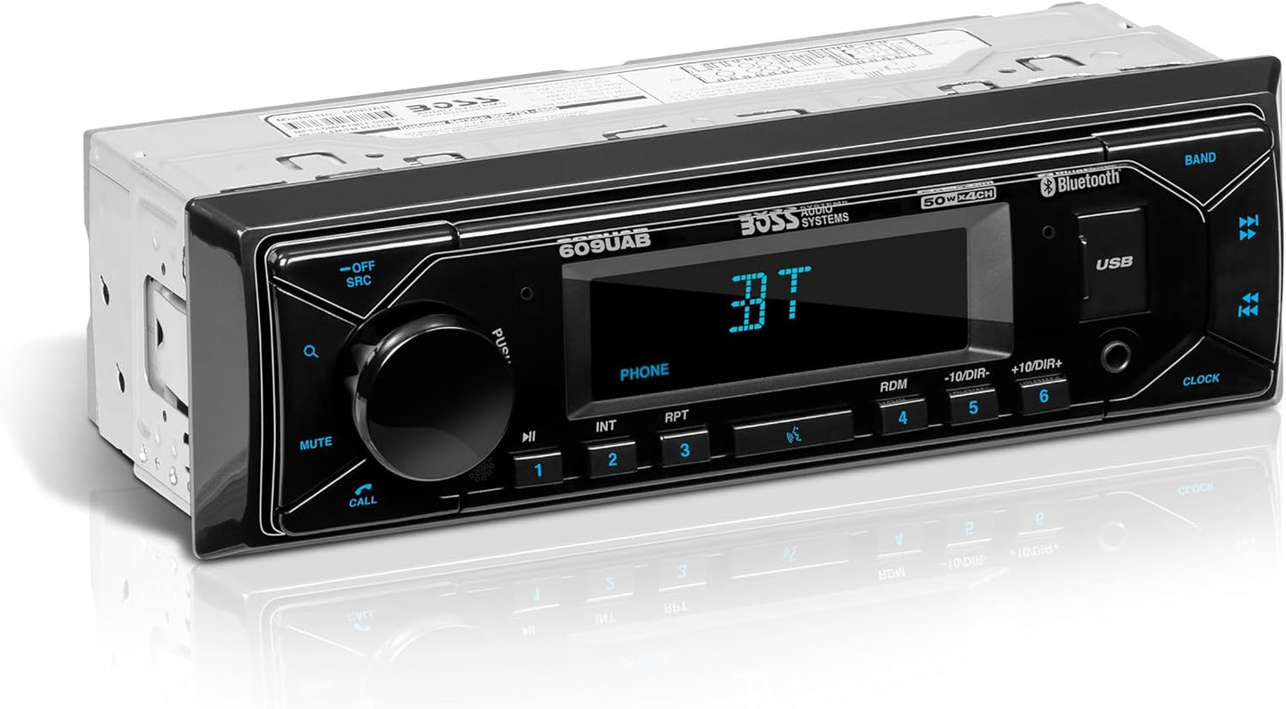 BOSS Audio Systems 609UAB Car Stereo with Bluetooth and USB Port