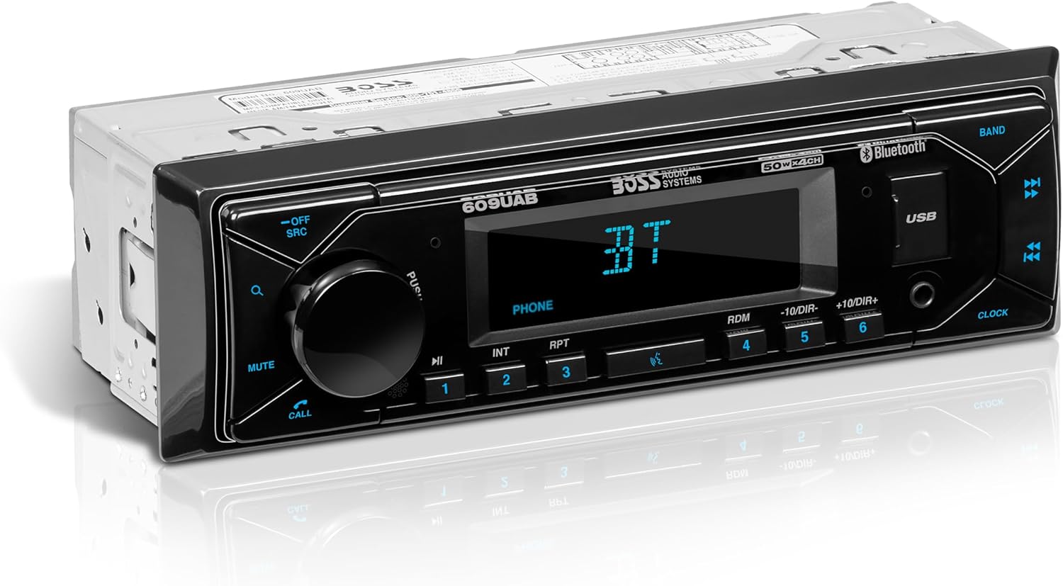 BOSS Audio Systems 609UAB Car Stereo with Bluetooth and USB Port