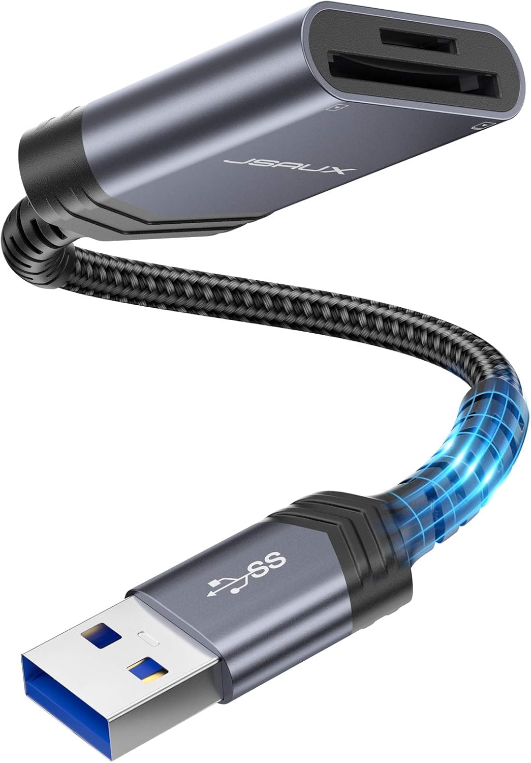 JSAUX USB 3.0 SD Card Reader ~ Dual/Card Simultaneous Read