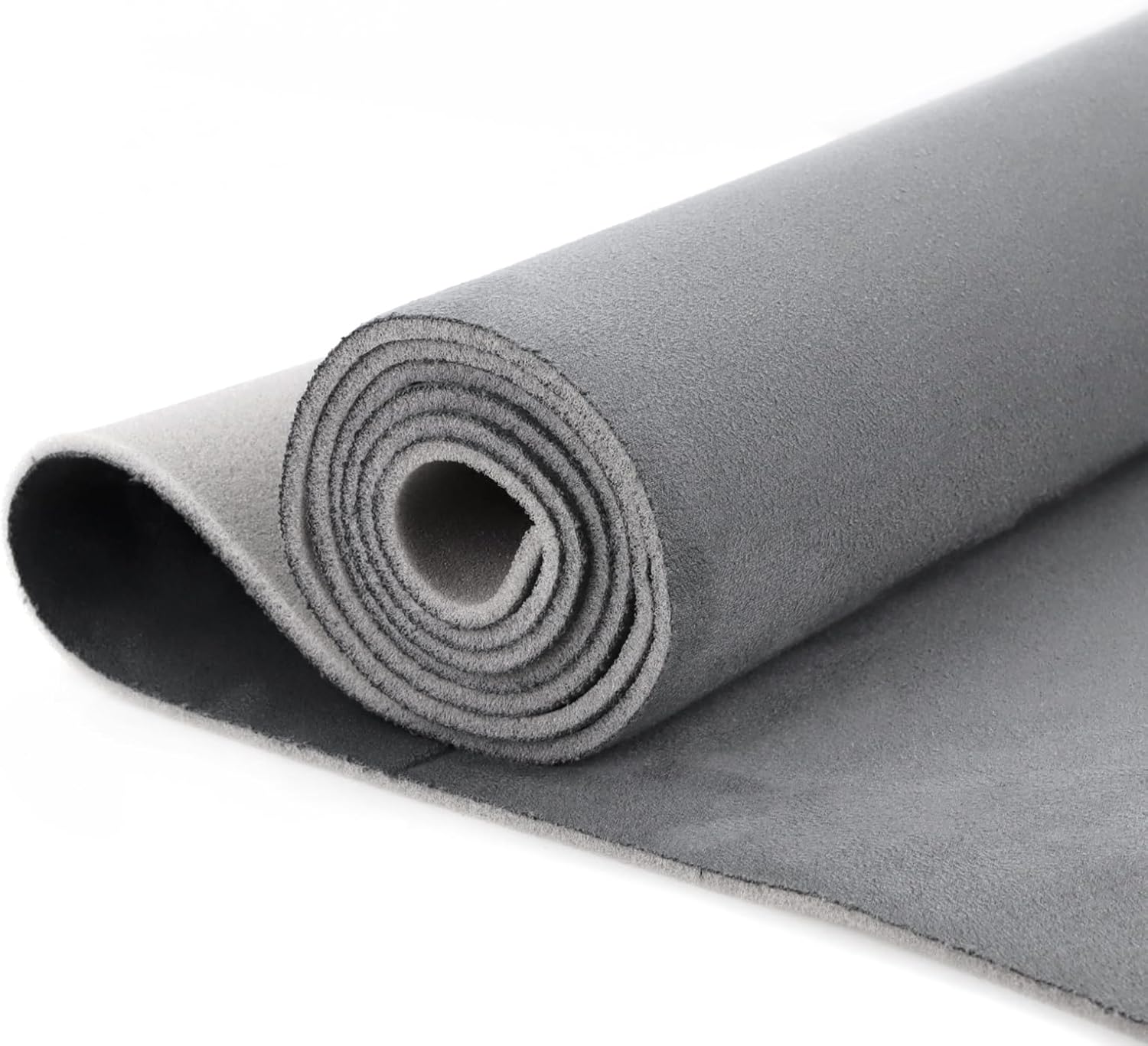Kefly Gray Suede Headliner Fabric for Automotive Interior Repair