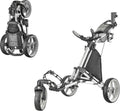 Caddytek Swivel Golf Cart - Lightweight 3-Wheel