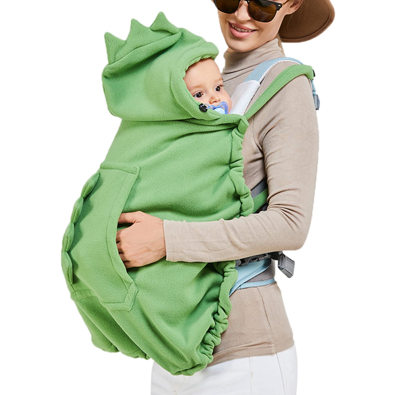 Versatile Hooded Stroller Cover - All-Seasons Green