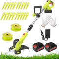 Wrneaoch 21V 8-inch Cordless Weed Trimmer for Lawn Care