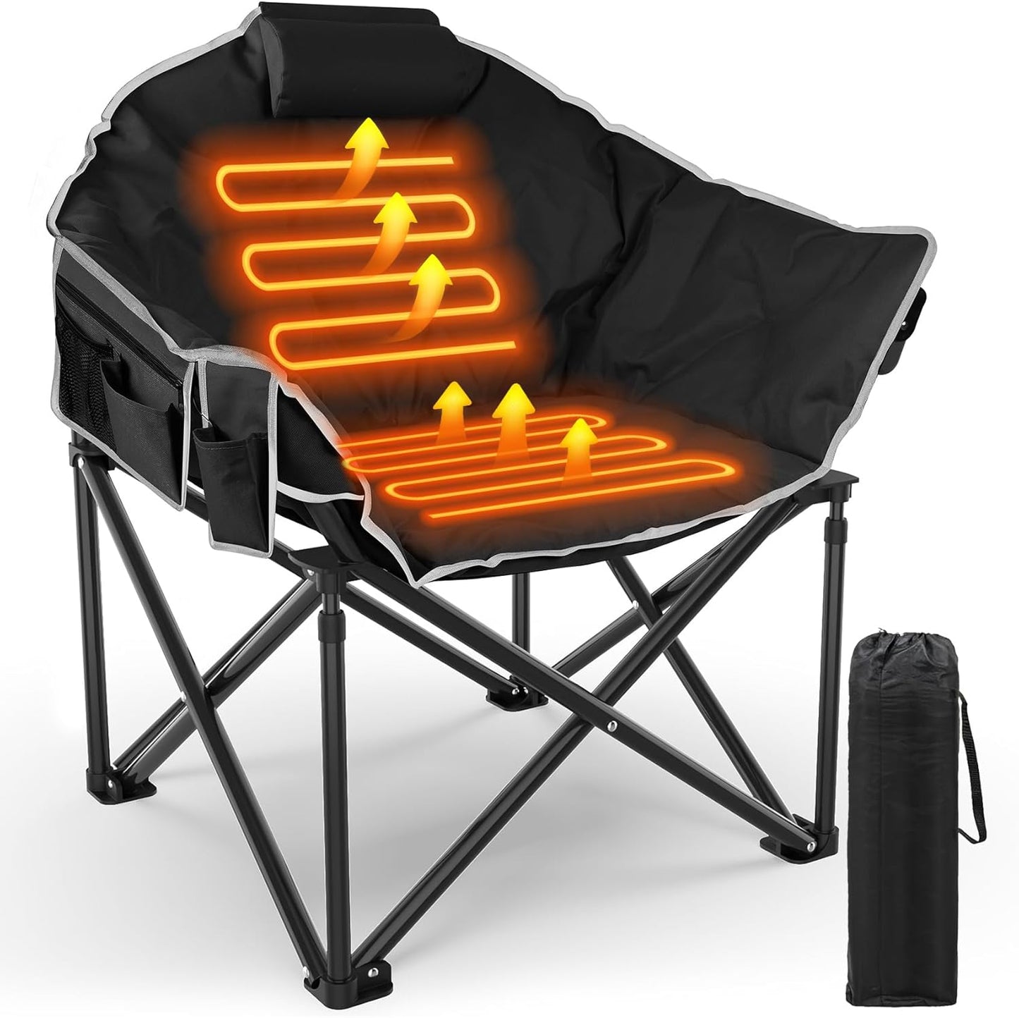 Slendor Heated Camping Chair for Outdoor Comfort and Durability