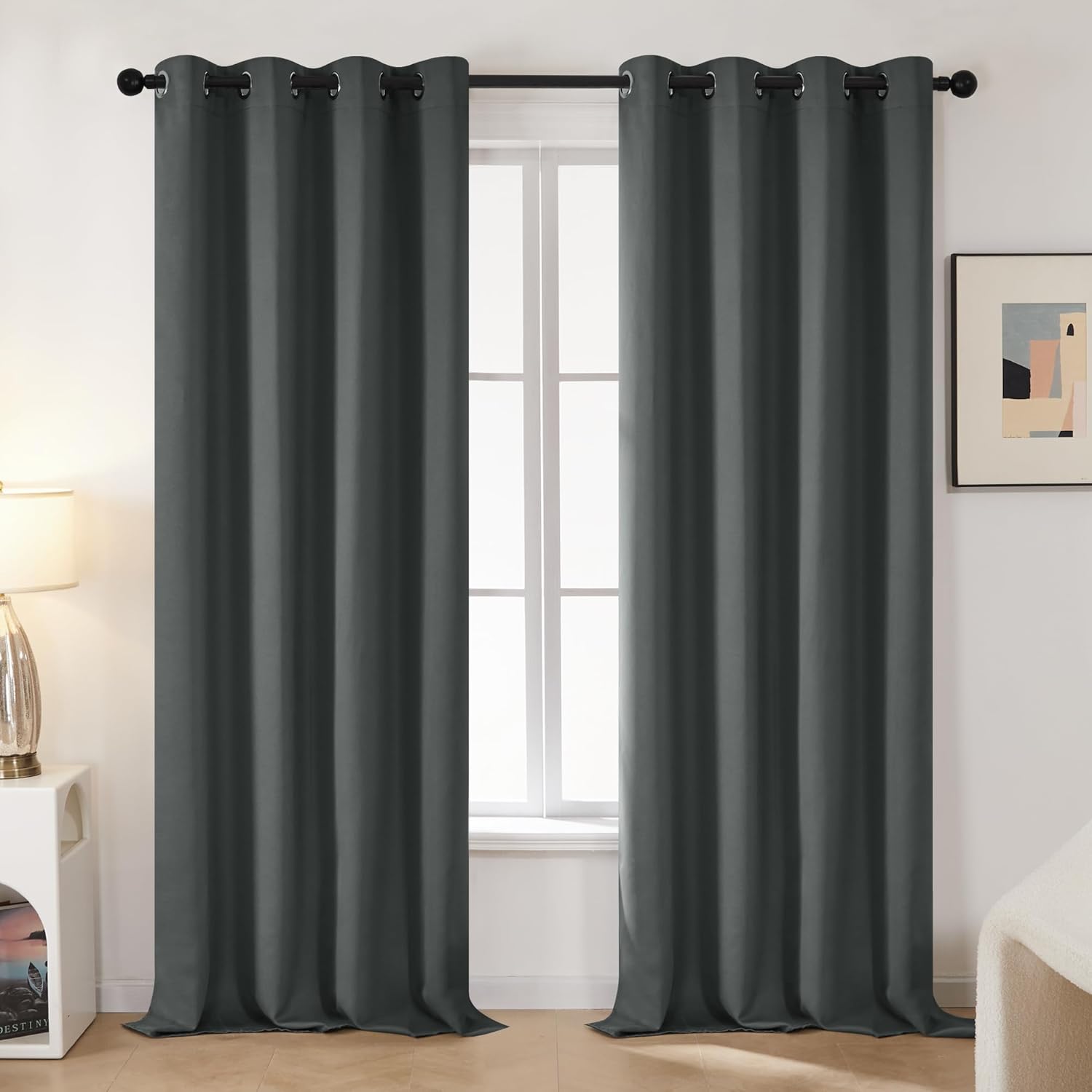 Deconovo Blackout Grommet Curtains for Total Privacy & Comfort