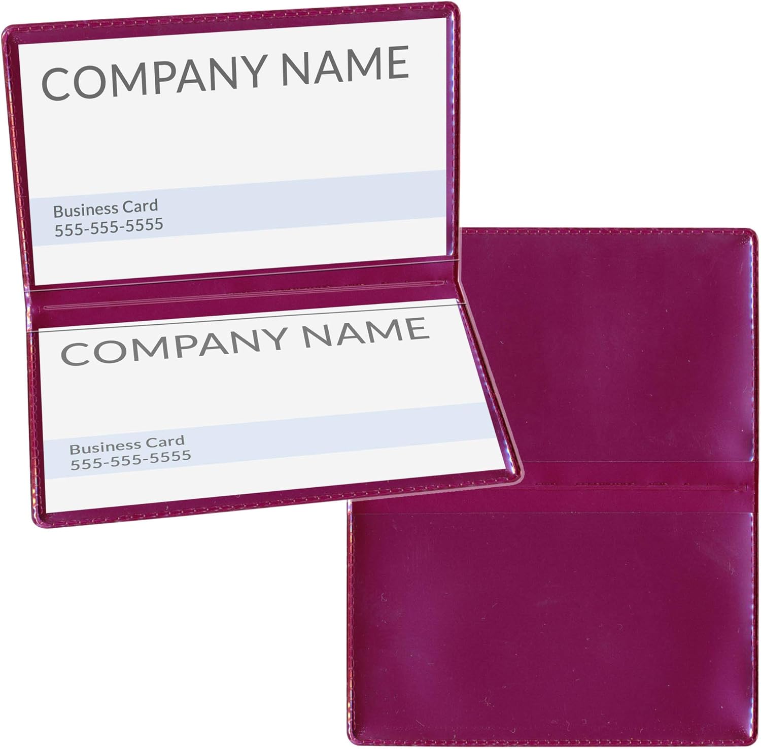 StoreSMART Metallic Maroon Folding Business Card Holders Review