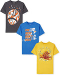 Boys Sports Graphic T-Shirts Multipack - Soft Cotton Comfort