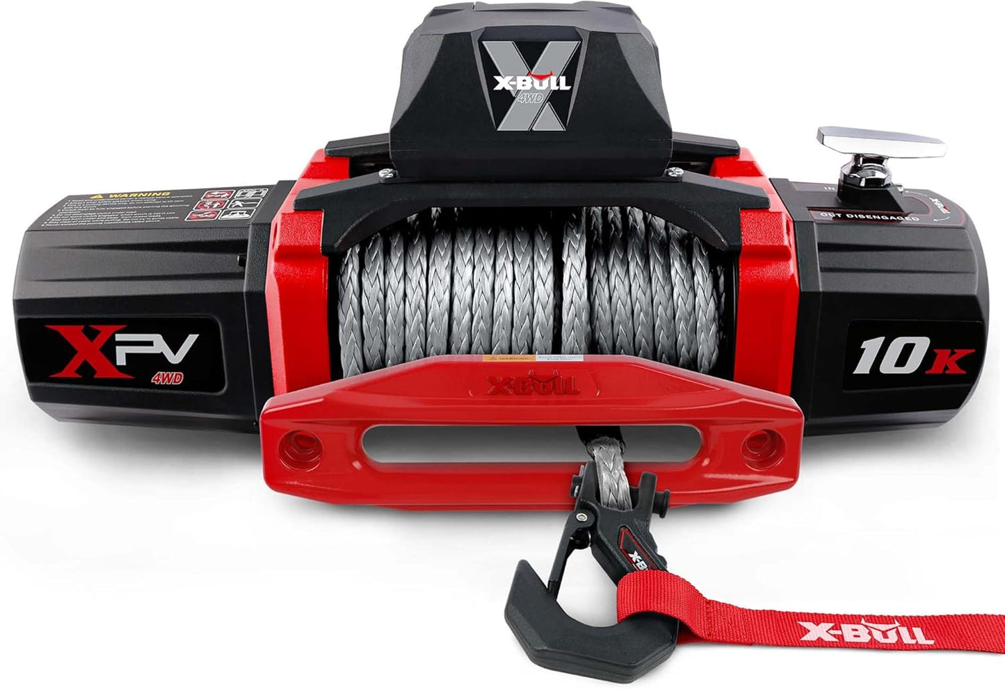 X-BULL 10000 lb Electric Winch Kit with Synthetic Rope and Remote