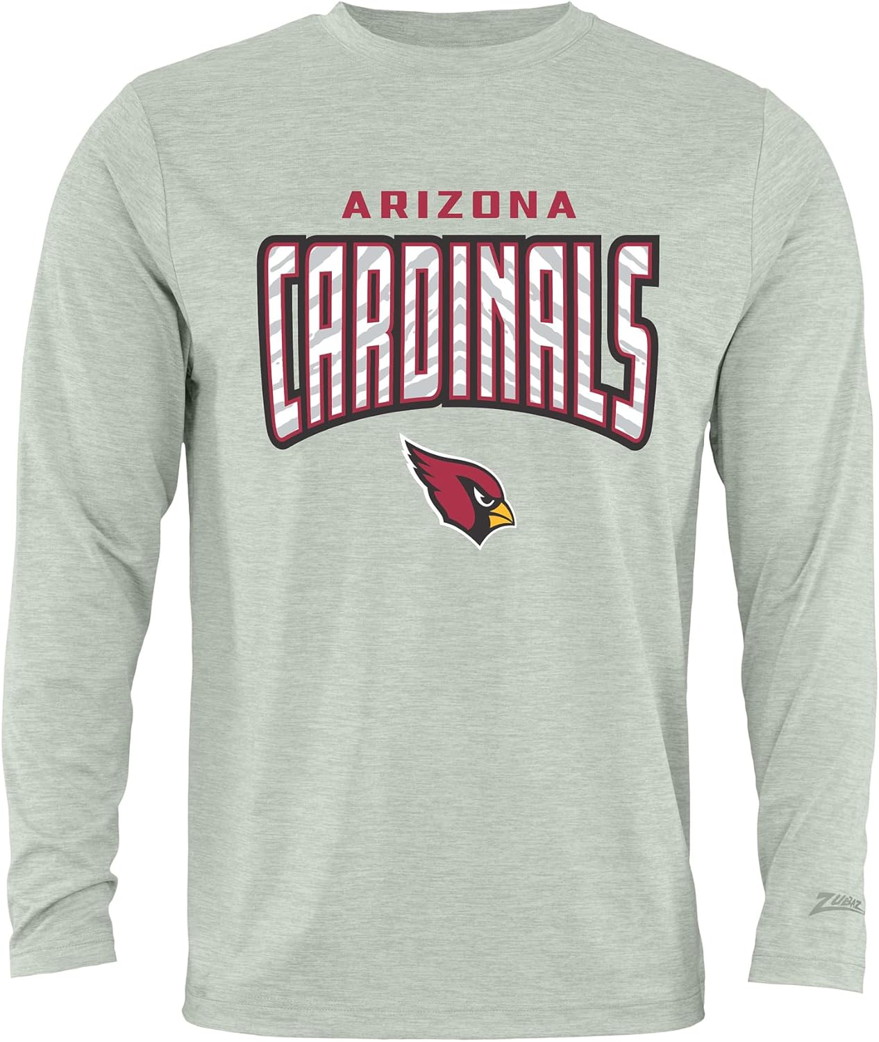 Zubaz NFL Men's Long Sleeve Team Graphic T-Shirt for Fans