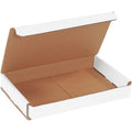 BOX USA BM851 8 in x 5 in x 1 in White Corrugated Mailers - Sturdy
