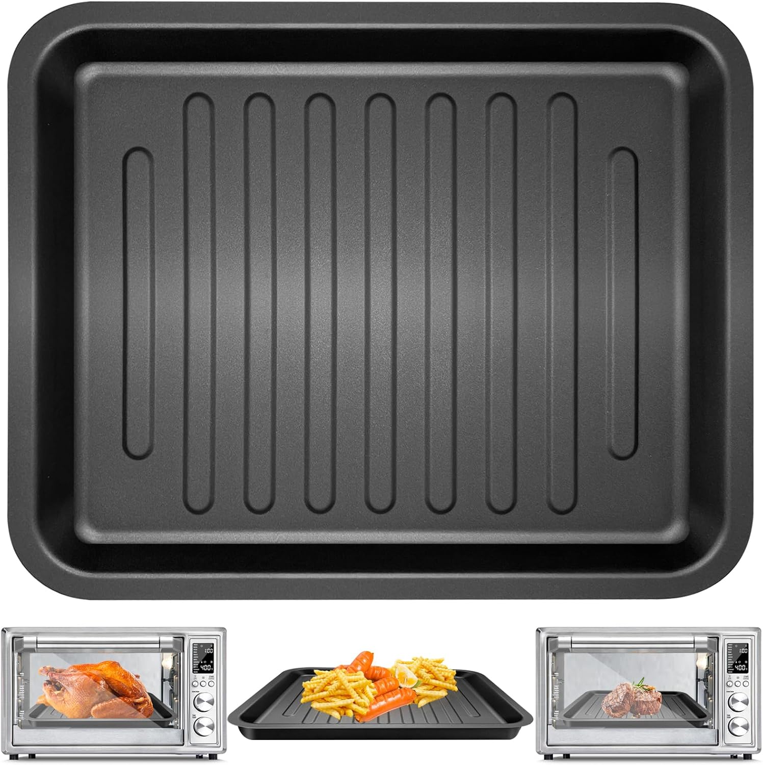 Non-Stick Air Fryer Grill Pan for COSORI Oven