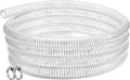 Suction Hose 3/4ft ID 50ft Clear Wire Reinforced Vinyl Tubing - Heavy