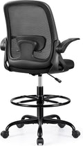 Ergonomic Tall Drafting Chair - Lumbar Support, Adjustable Height, Swivel, Comfort