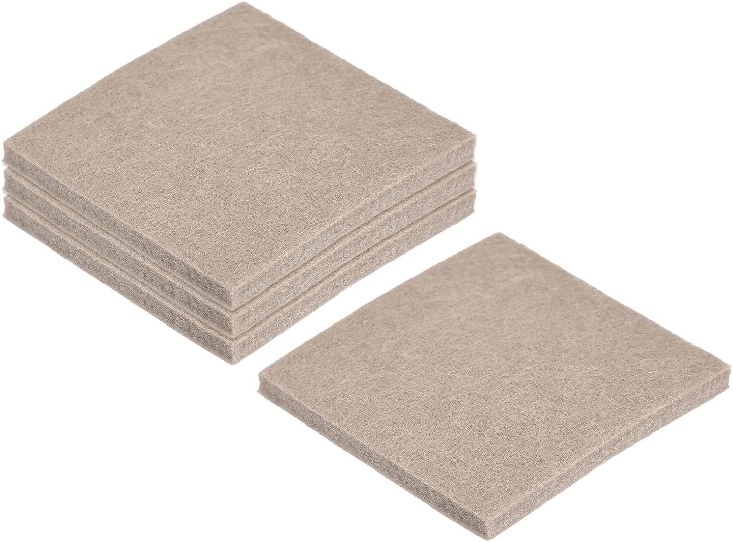 Scratch-Free Furniture: Beige Felt Pads 2x2