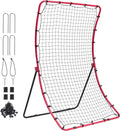 Baseball and Softball Rebounder Net - Curved PitchBack Trainer