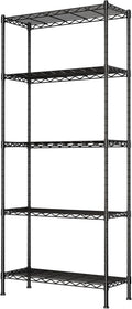 Garage Shelving Storage Shelves 5-Wire Metal Organizer - Heavy Duty