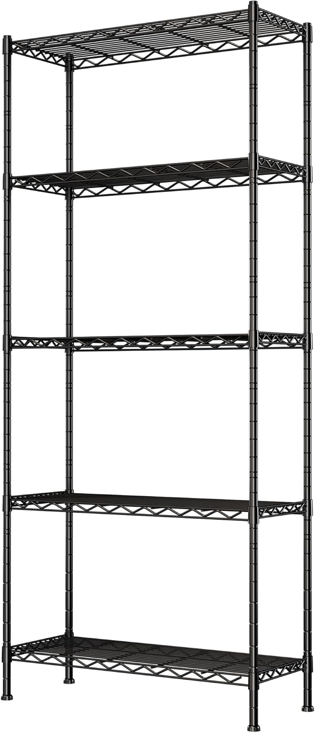 GIOTORENT 5-Wire Garage Shelving Storage with 1400Lbs Capacity