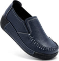 UZB Women's Slip On Loafer Leather Comfort Casual Shoes
