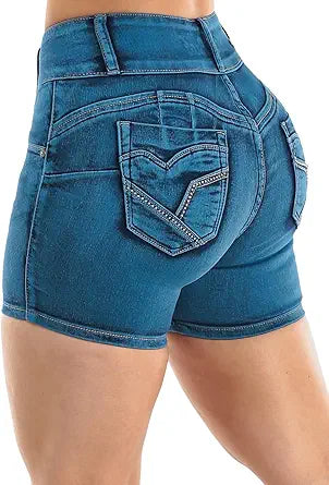 Moda Xpress Butt Lifting Denim Shorts for Women - Stylish Fit