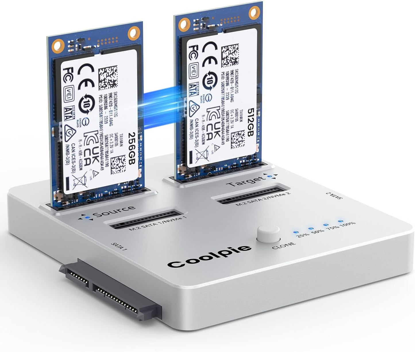 3-in-1 SSD Cloner for Fast Offline Cloning and Data Transfer