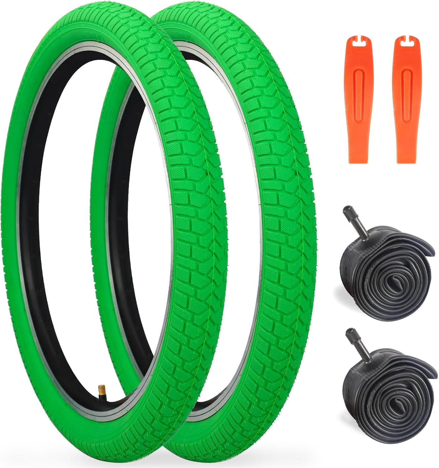 WEEROCK 20 Inch Bike Tire 2 Pack for Mountain and BMX Bikes