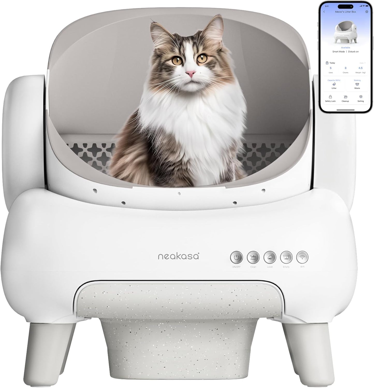 Neakasa M1 Lite Self-Cleaning Litter Box, APP Controlled