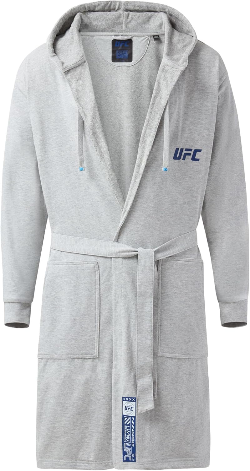 DudeRobe Men's Hooded Terry Bathrobe for Ultimate Comfort