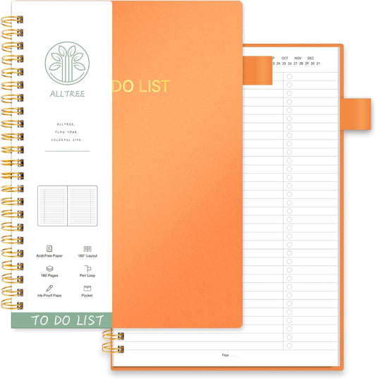 ALLTREE Daily Task Tracker Notepad - Organize Wisely!