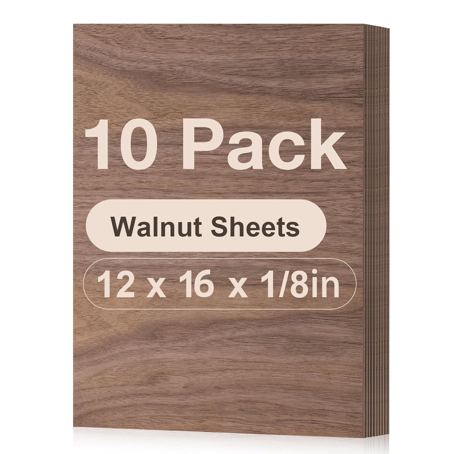 Rowood Walnut Plywood 1/8 for Laser Cutting and DIY Projects