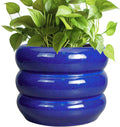 SQOWL 8 Inch Plant Pot - Stylish Ceramic Planter for Indoor Use