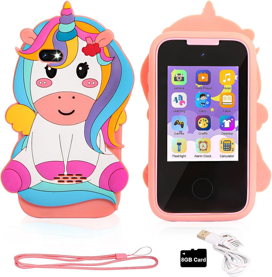 Unicorn Smart Phone Learning Toy for Girls - 8G SD Included!