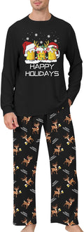 Mens Christmas Pajamas Set for Cozy Holiday Sleepwear