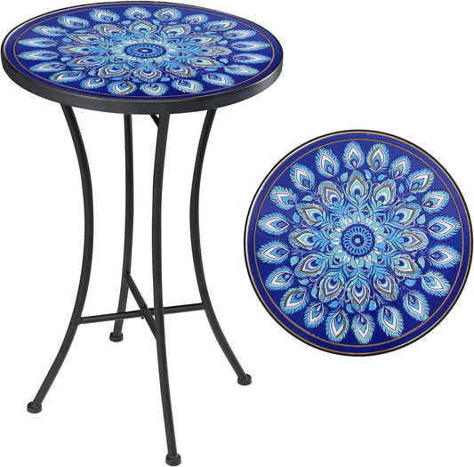 Vipush Mosaic Outdoor Side Table - Perfect for Any Space