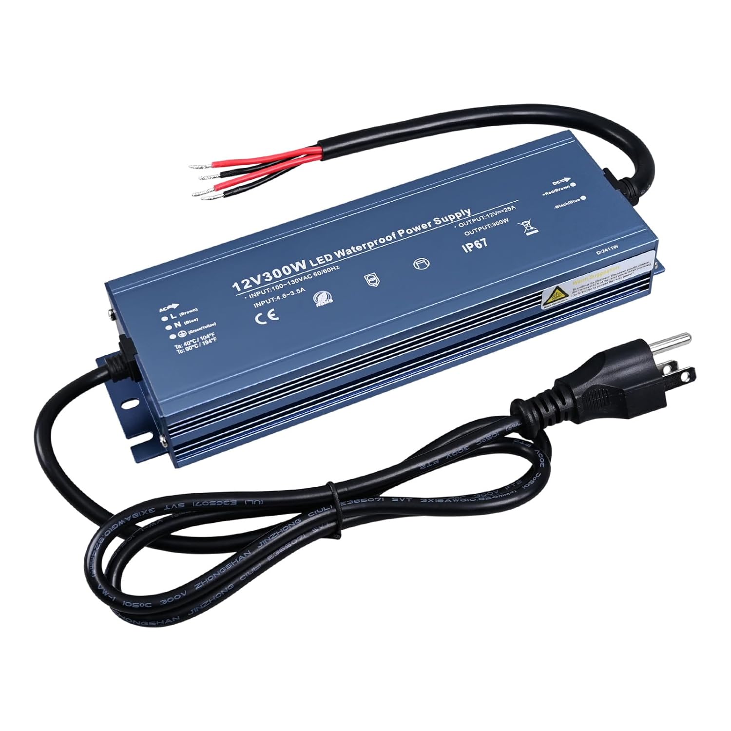 LED Driver 12V 300W Waterproof Power Supply for Outdoor Use