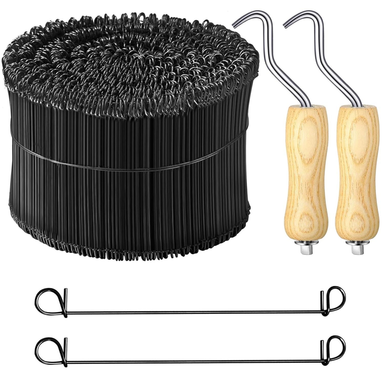 1000 Pcs 16 Gauge Rebar Tie Wire Kit for Concrete Projects