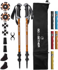 Trekking Hiking Poles Aluminum Walking Sticks with Quick Adjustable