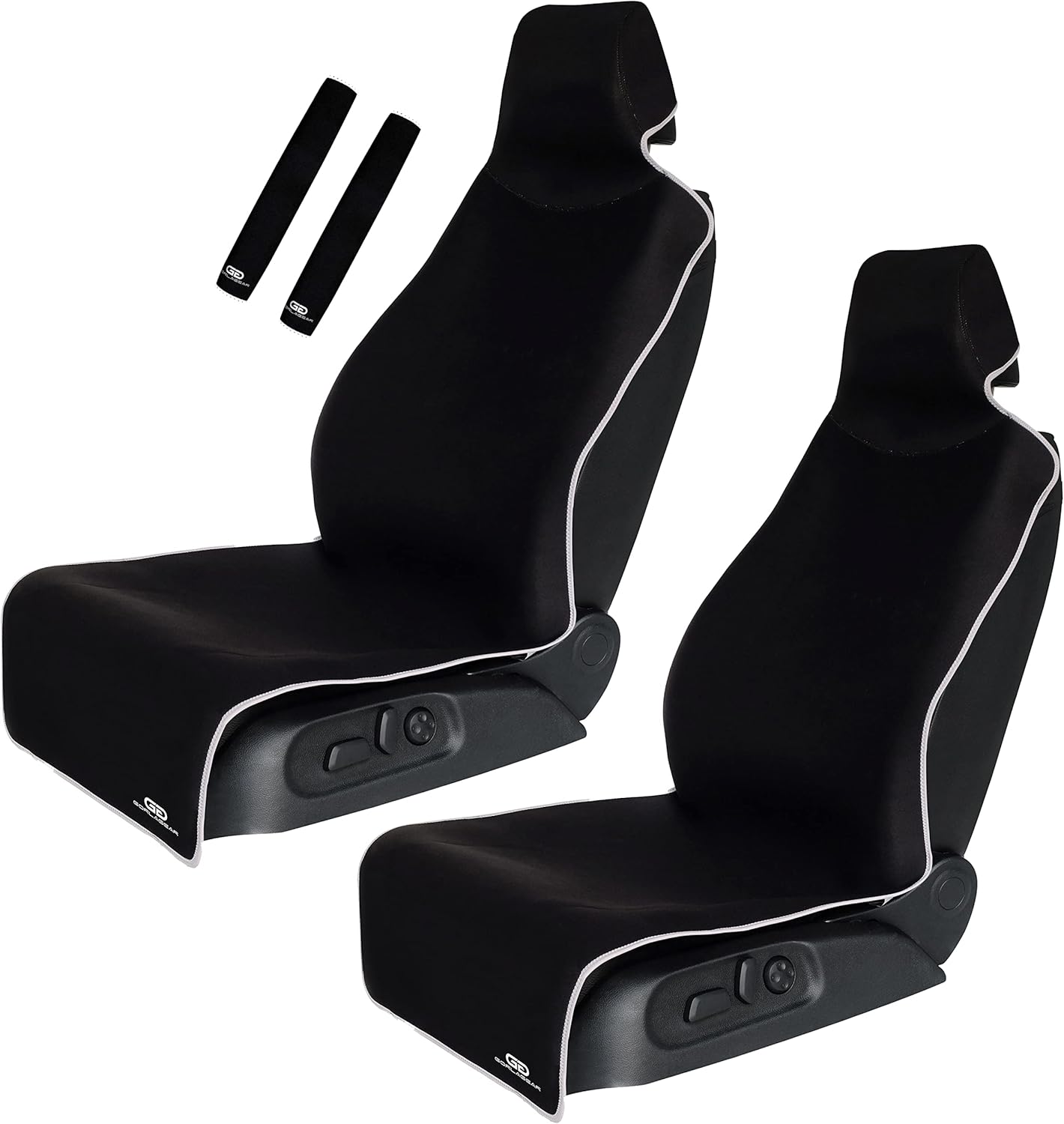 Gorla Gear 2 Pack Black Premium Universal Fit Car Seat Covers