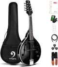 Vangoa Mandolin Mahogany Acoustic Electric A Style - Beginner Friendly