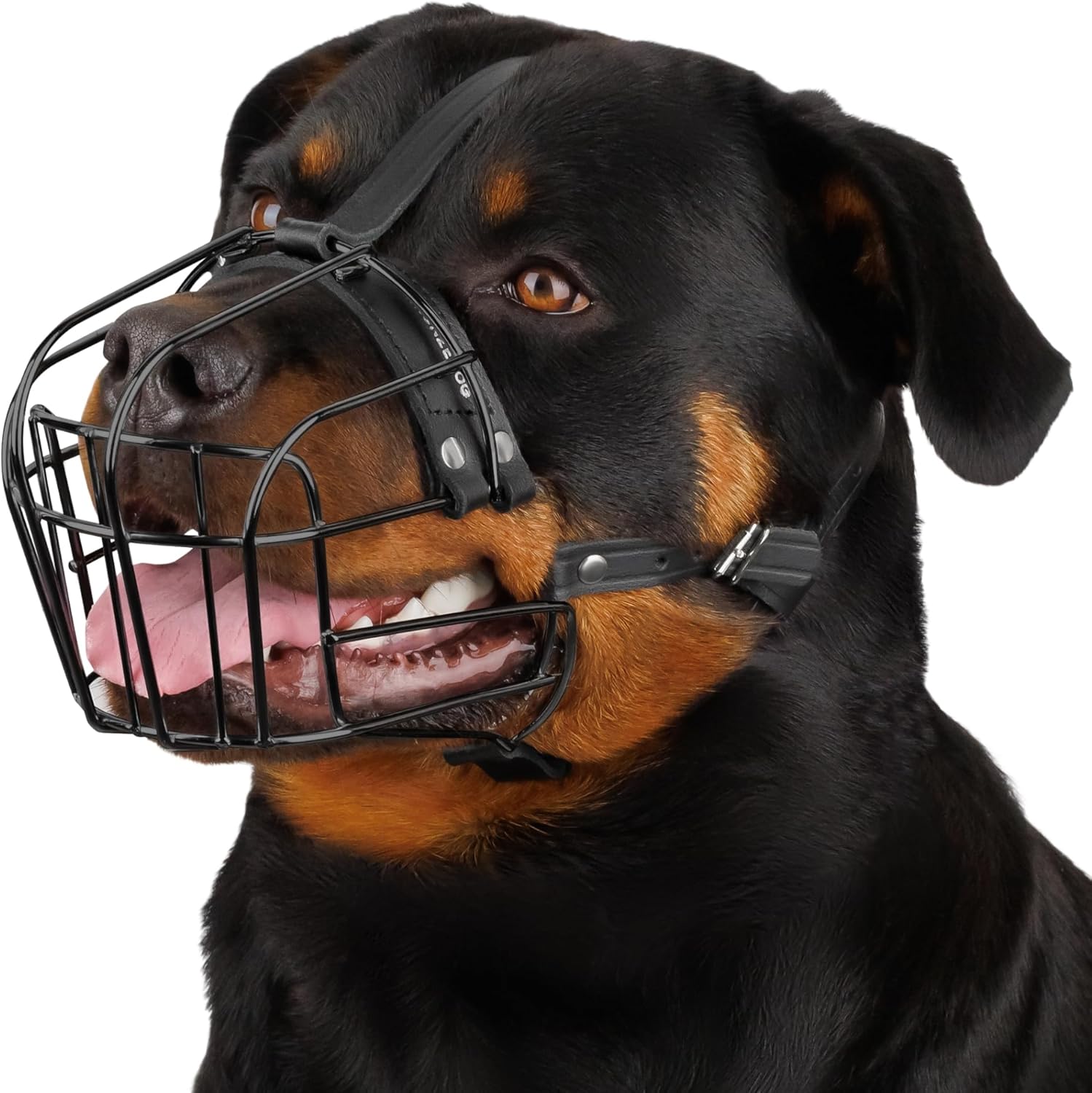 Durable Adjustable Dog Muzzle for Large and Extra Large Dogs