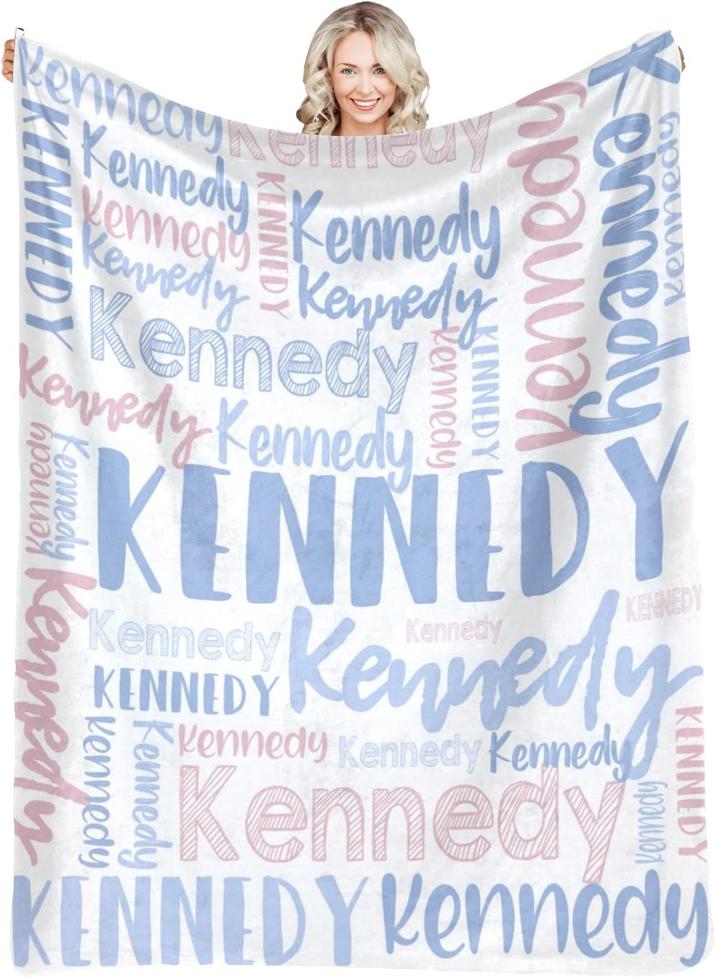 Personalized Blankets for Kids and Adults - Custom Name Throws