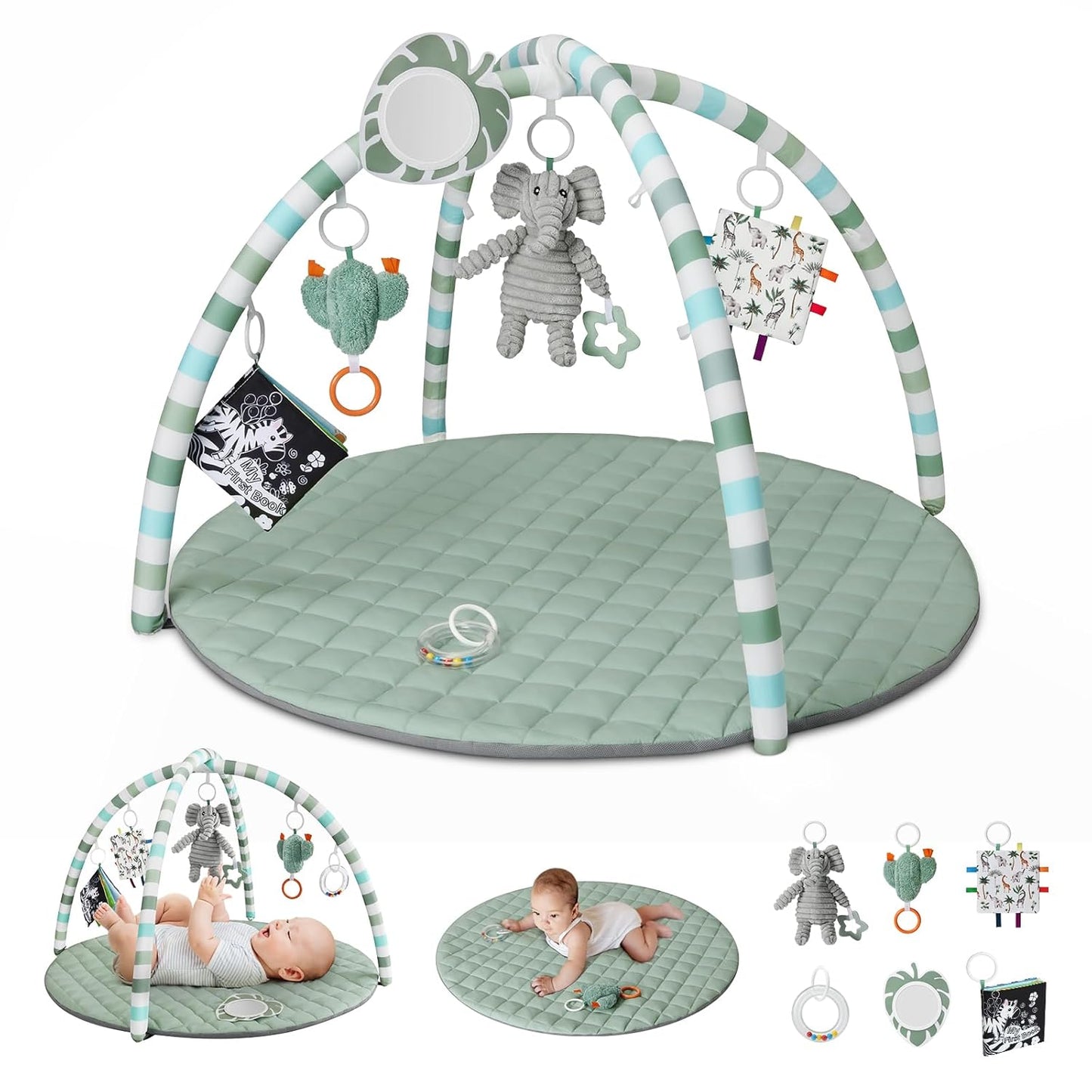 Stage-Based Sensory Development Baby Play Mat
