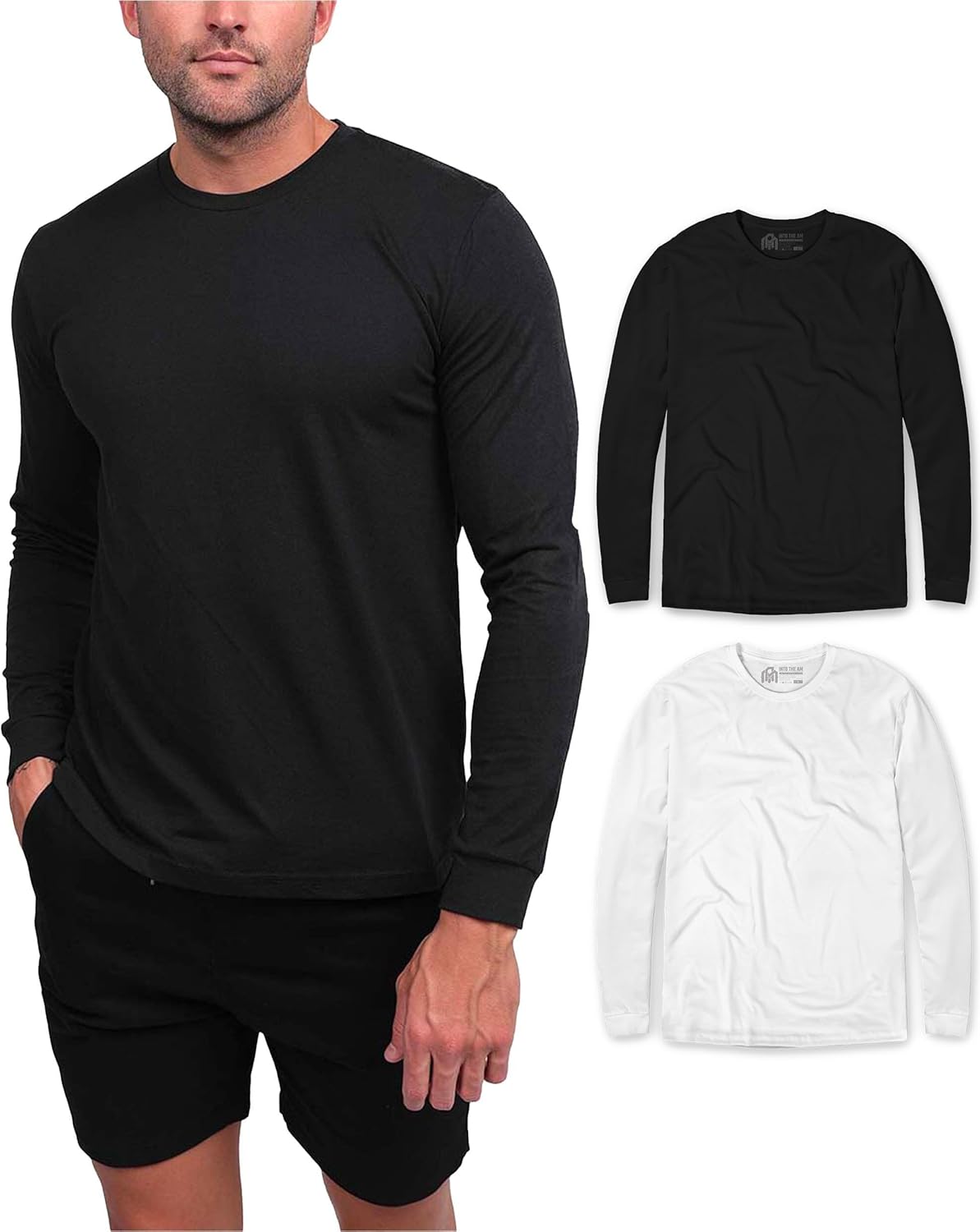 INTO THE AM Long Sleeve Tee Shirts for Men - Premium Quality